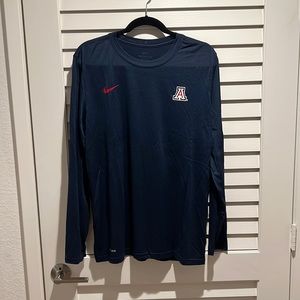 Mens Nike University of Arizona long sleeve